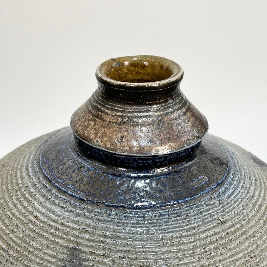 丸田正美 塩釉 作品 ニ点まとめ ビアマグ 花入 花瓶 スティーブ・ハリソン