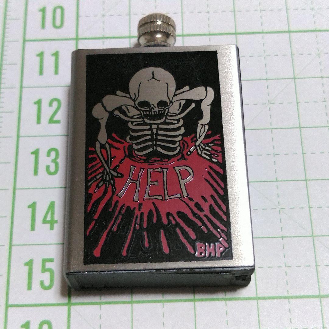 オイルマッチ AQマッチ 骸骨 ドクロ スカルプリント 未使用品 レトロ