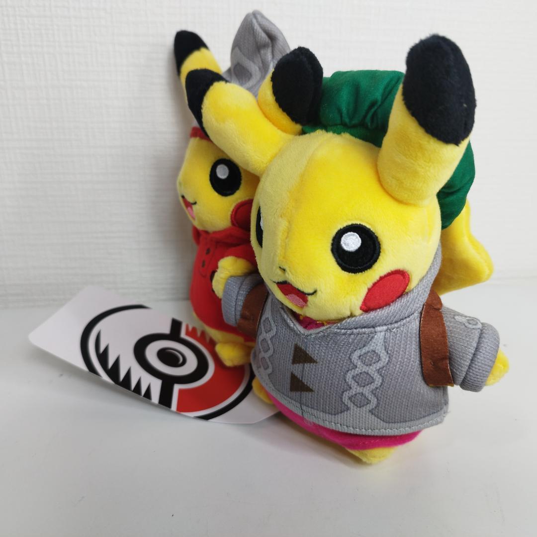 ピカチュウ 25周年 ガラル地方 ぬいぐるみ ニューヨーク ペア アメ