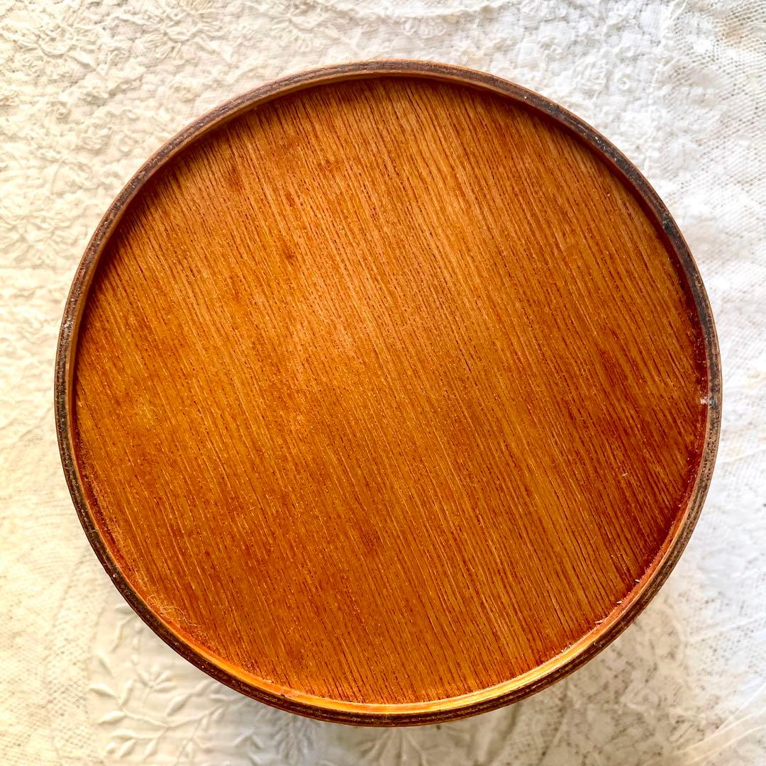 木製蓋付きビスケットジャー キャニスター入れ持ち手ハンドル