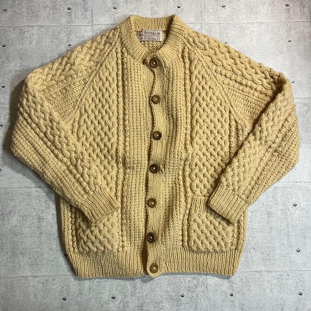 90s INVERALLAN インバーアラン 4Aカーディガン 希少茶タグ - メルカリ