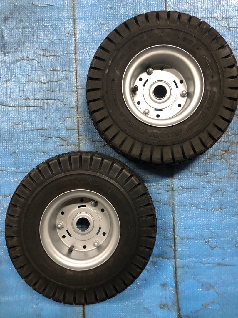 ジャイロ系　純正6穴リアホイール スタッドレスタイヤ付＊送料込み＊冬用タイヤ ジャイロ系 純正6穴リアホイール スタッドレスタイヤ付＊送料込み＊冬