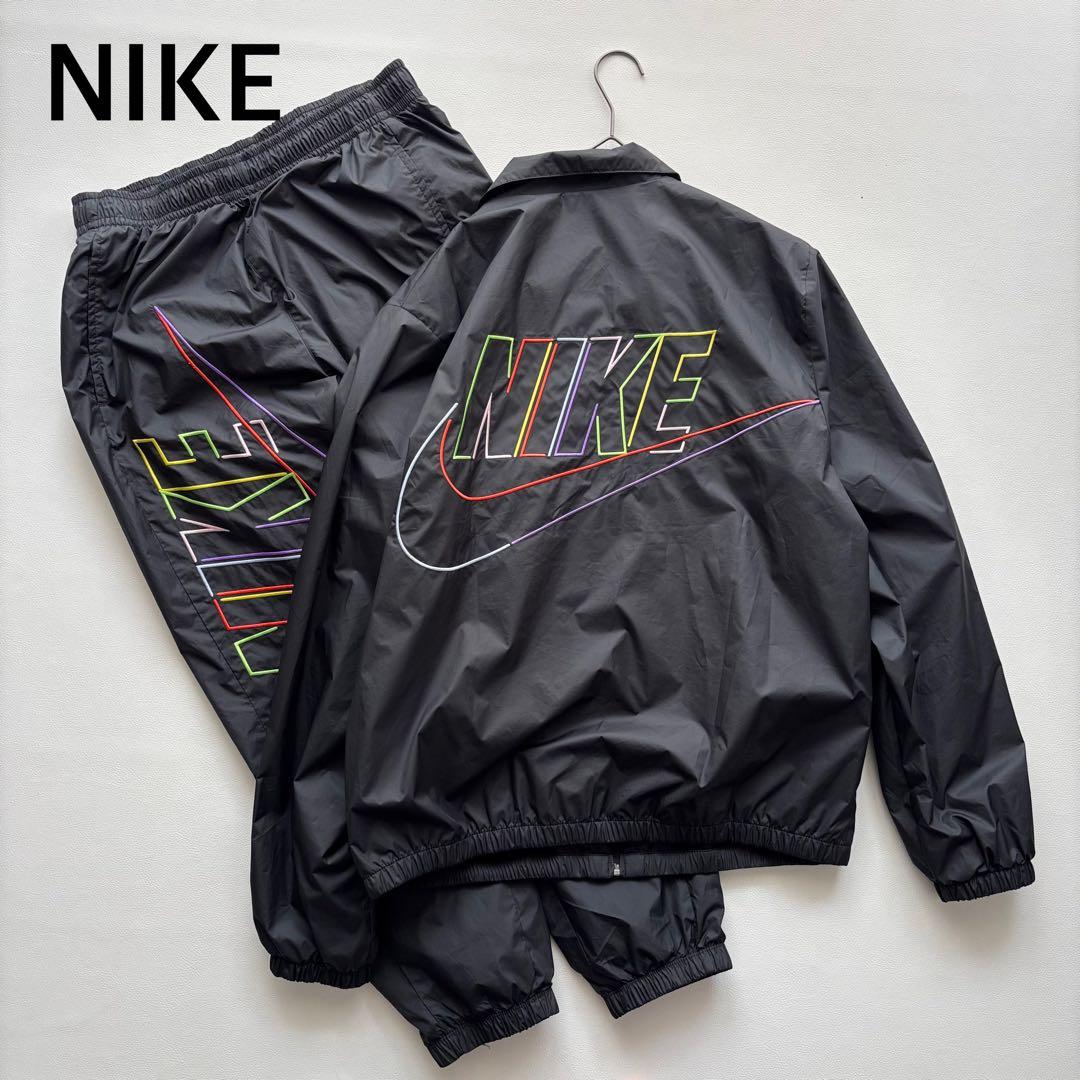 02147-9 ナイキ ビッグスウッシュ ウーブンジャケット セットアップ
