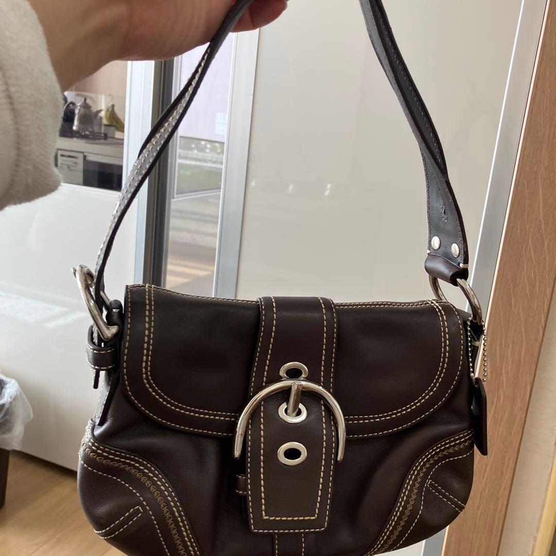 COACH ソーホー ワンショルダーバッグ ブラウン 中古・古着通販】COACH (コーチ) ソーホーワンショルダーバッグ