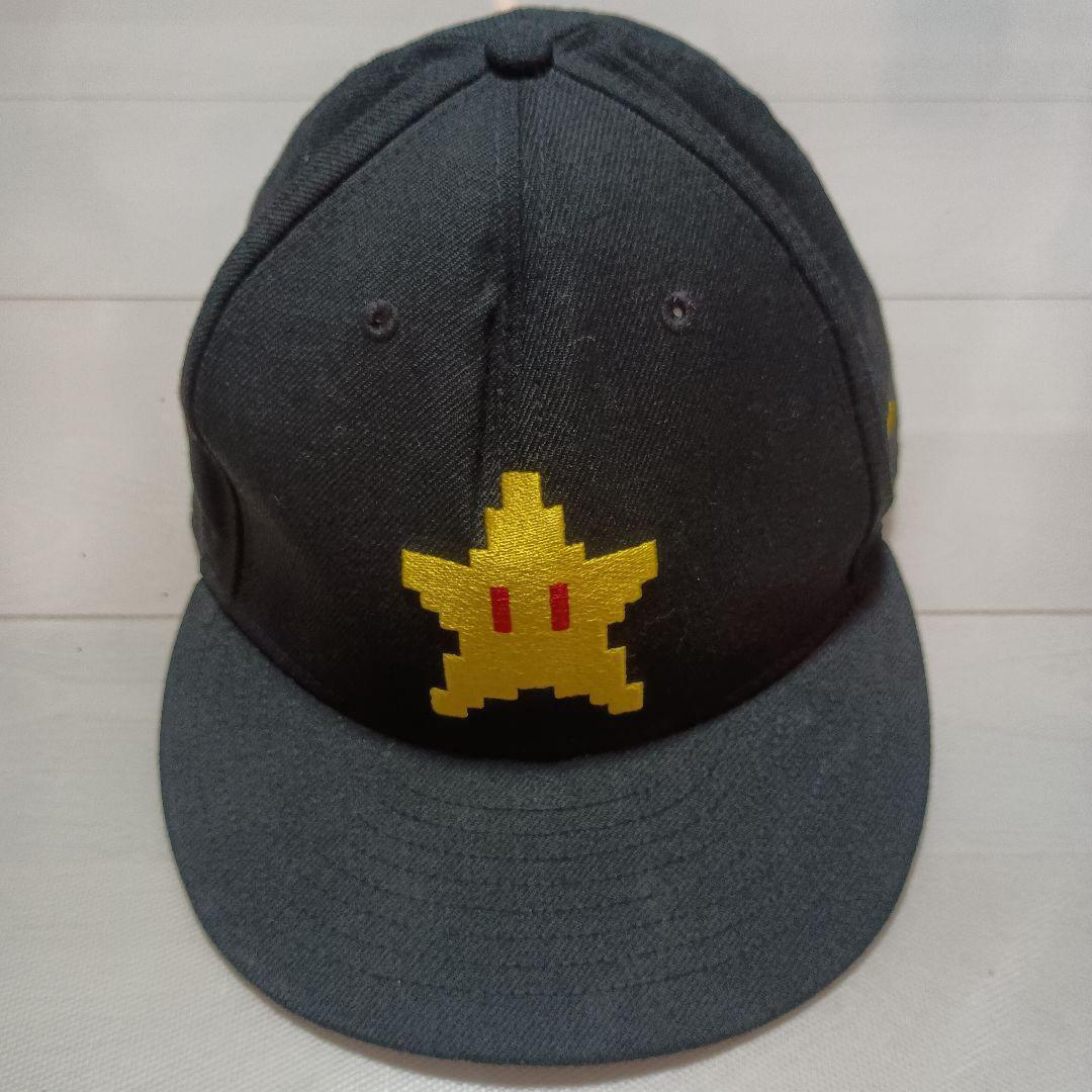 限定品レア任天堂ニューエラコラボスーパーマリオ帽子キャップ58.7cm