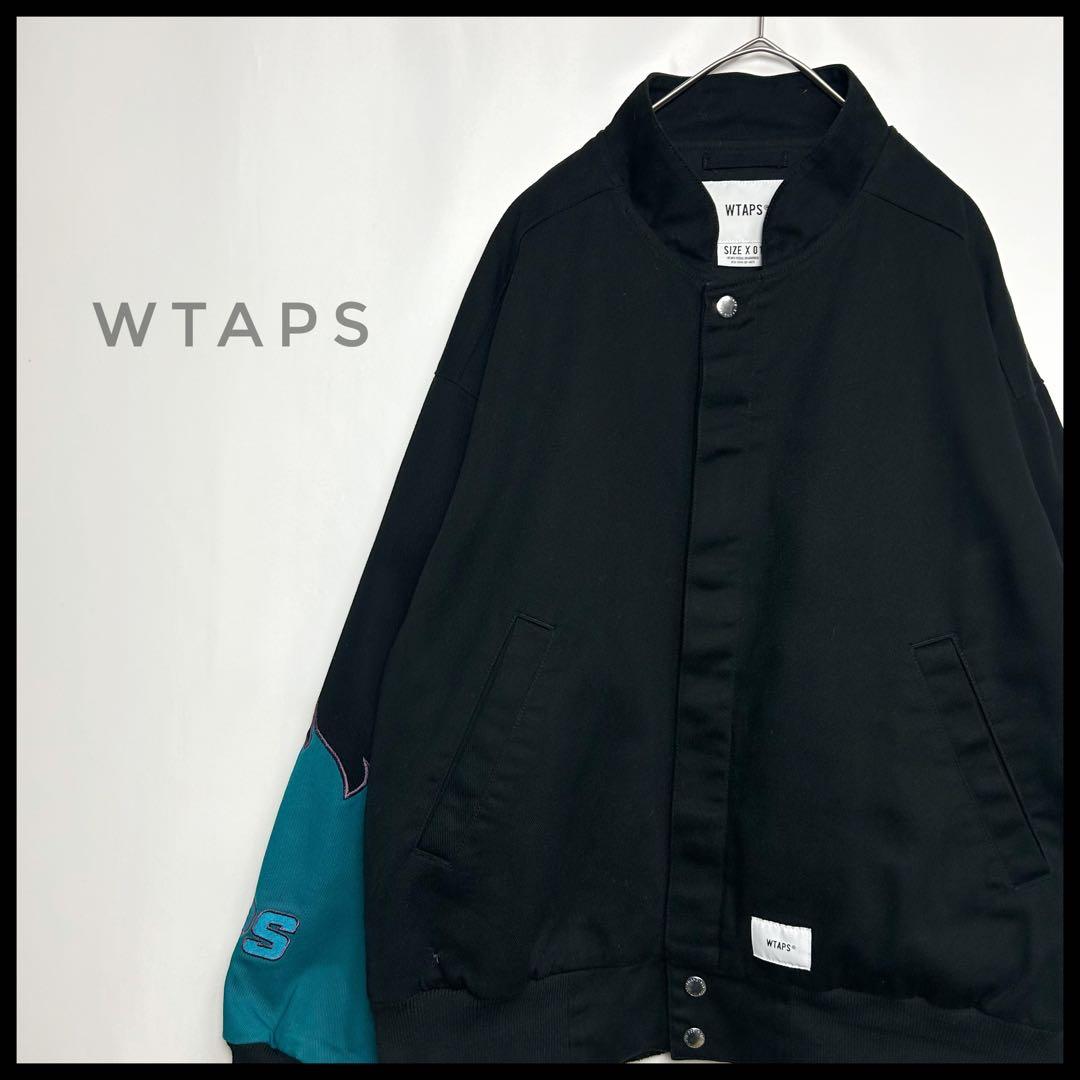 レア　WTAPS DRIFTERS JACKET ファイヤーパターン　ブルゾン W)taps - レア WTAPS DRIFTERS JACKET ファイヤーパターン ブルゾンの