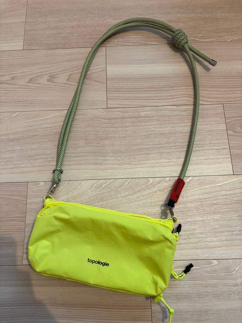 topologie ボトルサコッシュ ネオンイエロー 8.0mm Rope