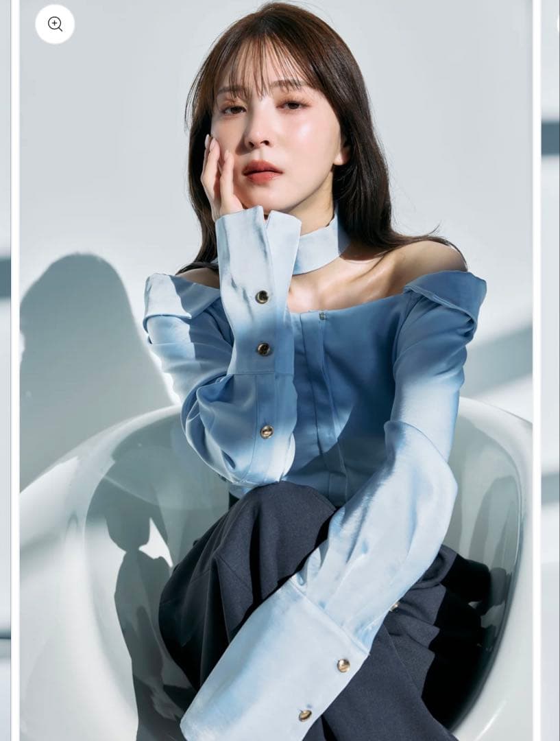 新品 ポローラ ボウタイmany wayオフショルサテンブラウス ボウタイmany wayオフショルサテンブラウス – poláura OFFICIAL ONLINE