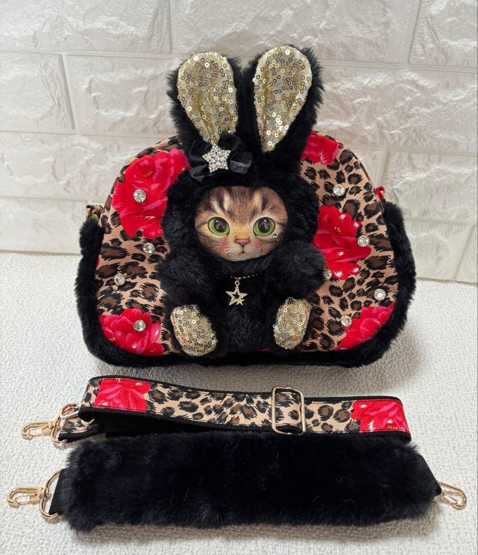 さ*ー様 コヤンイサムチョン ハンドメイド ファーショルダーバッグ