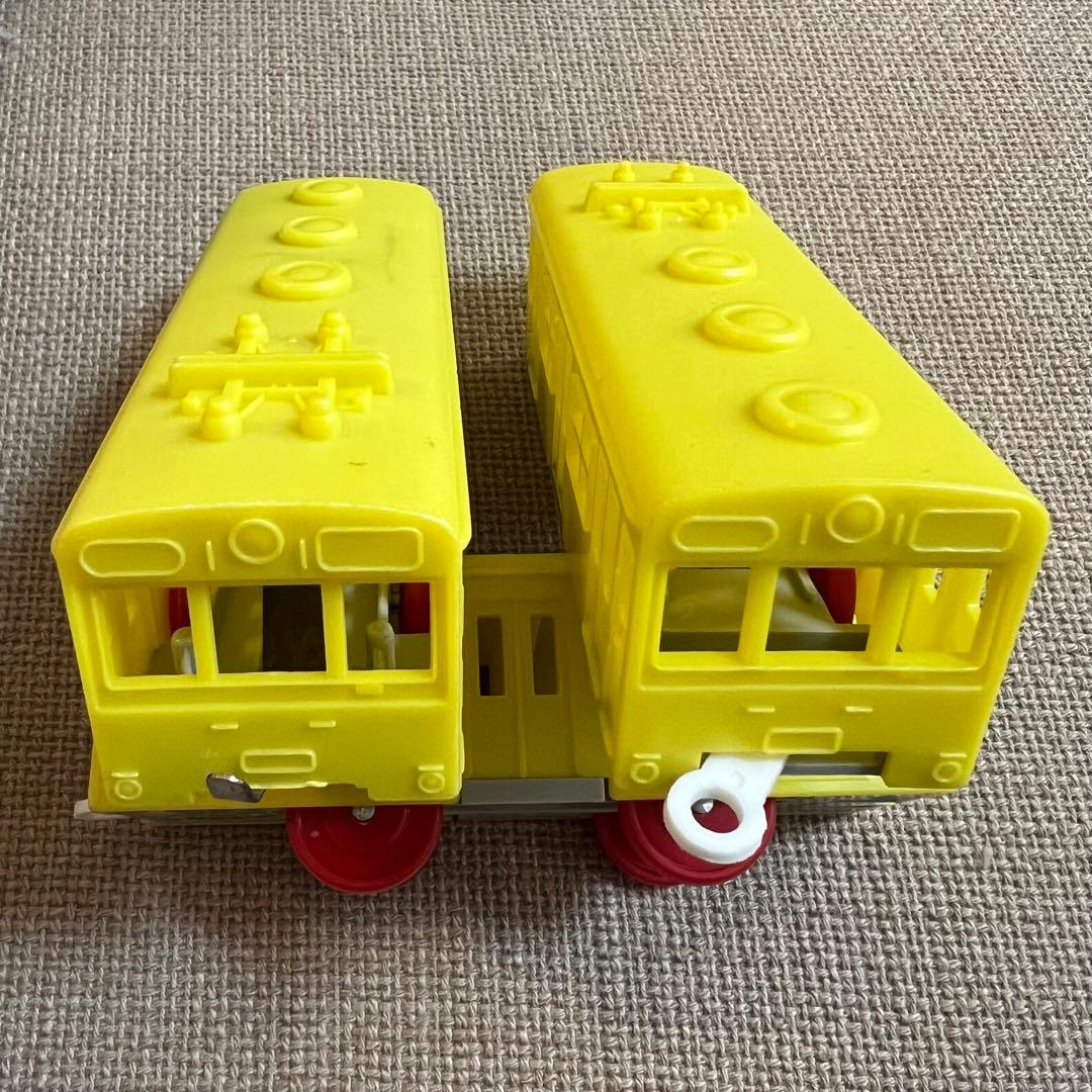 プラレール】電動プラ電車 電車 前スイッチ 旧動力 黄色 日本製 - メルカリ