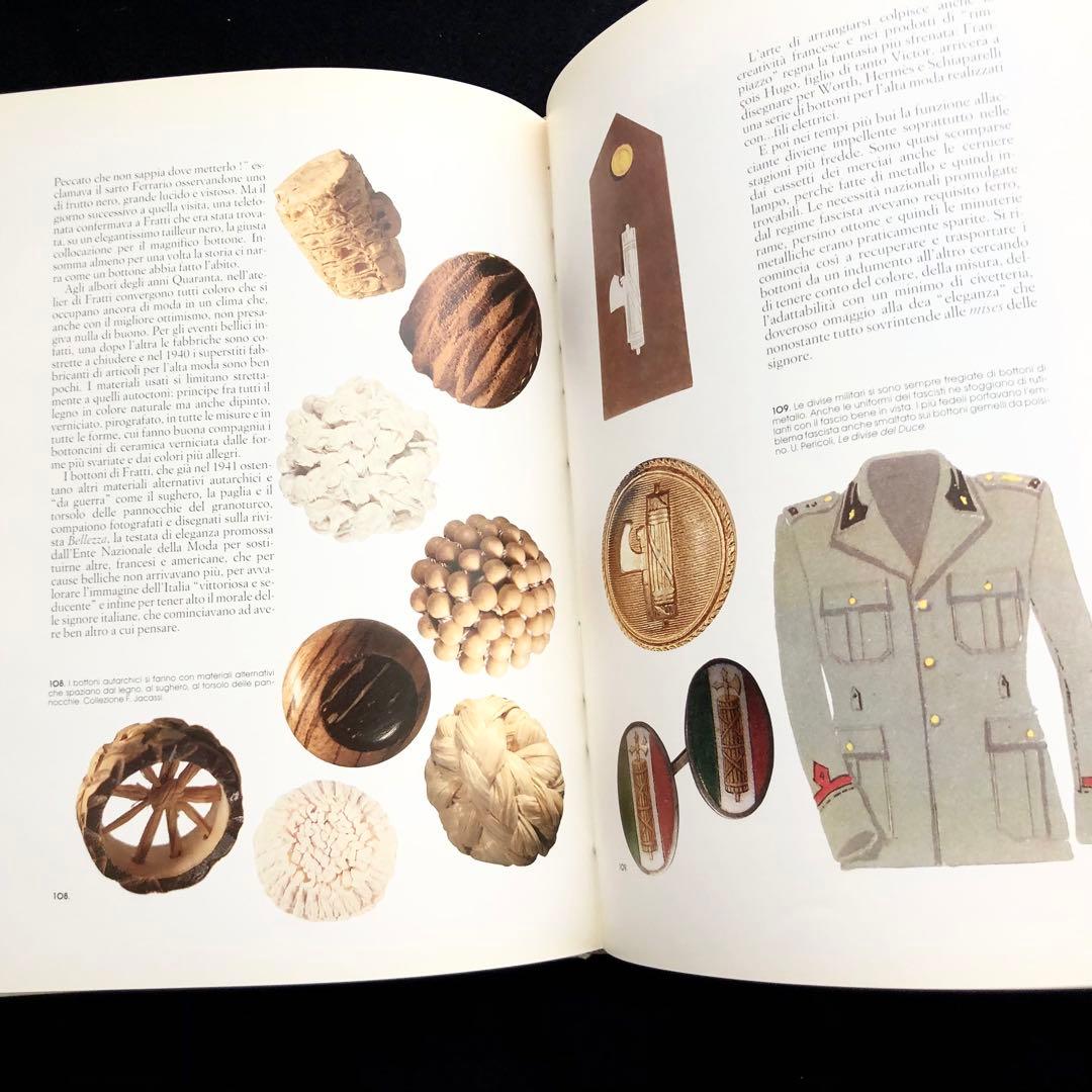 中世から現代までのボタン 写真集「Bottoni」Zanfi Editori