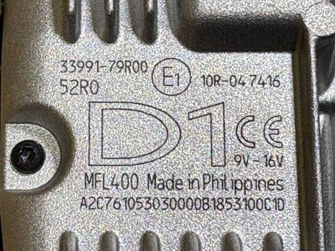 スズキ スペーシア(DAA-MK53S) フロントカメラ33991-79R00 MK53S【フロントカメラ】R1 スズキ スペーシアカスタム ハイブリッドXS