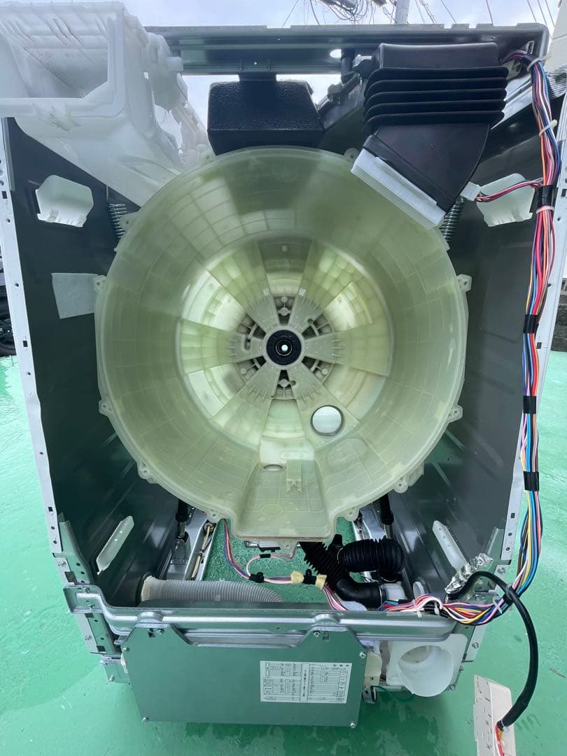 分解洗浄済　ドラム式洗濯機 7.0kg シャープ ES-S7E-WL 2020年