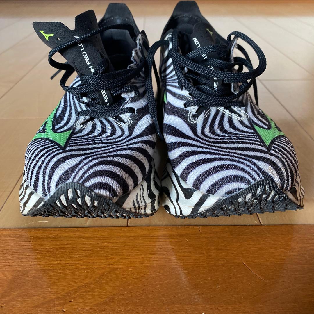 ミズノ　MIZUNO リベリオンプロ3 ロー　ゼブラ柄　26.5cm 送料込