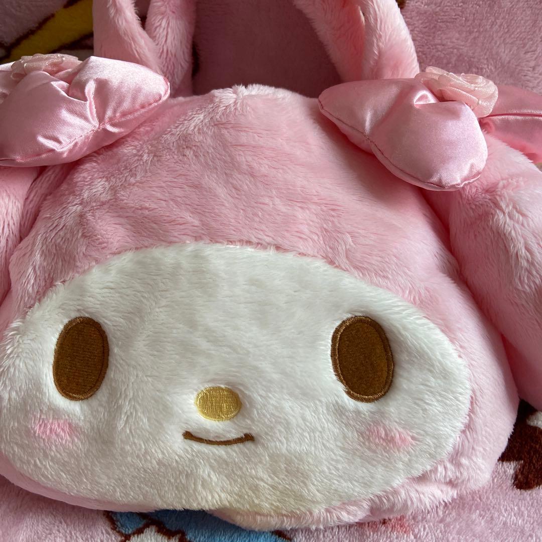 マイメロディ✖️リズリサコラボ「マイメロダイカットお顔バッグ