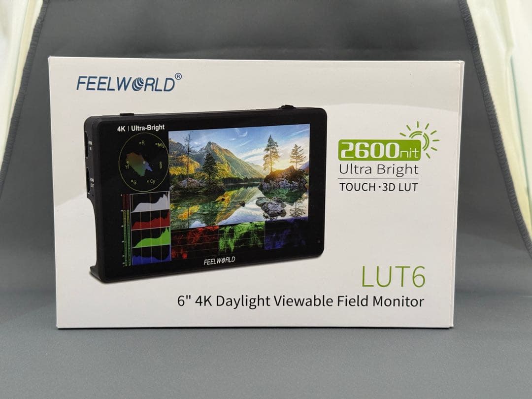 【美品】FEELWORLD field monitor LUT6 6インチ Amazon.com : FEELWORLD LUT6 6 Inch 2600nits HDR 3D LUT Touch