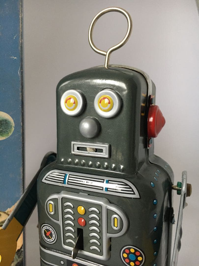ブリキロボット MECHANICAL WALKING SPACE MAN 復刻 - メルカリ