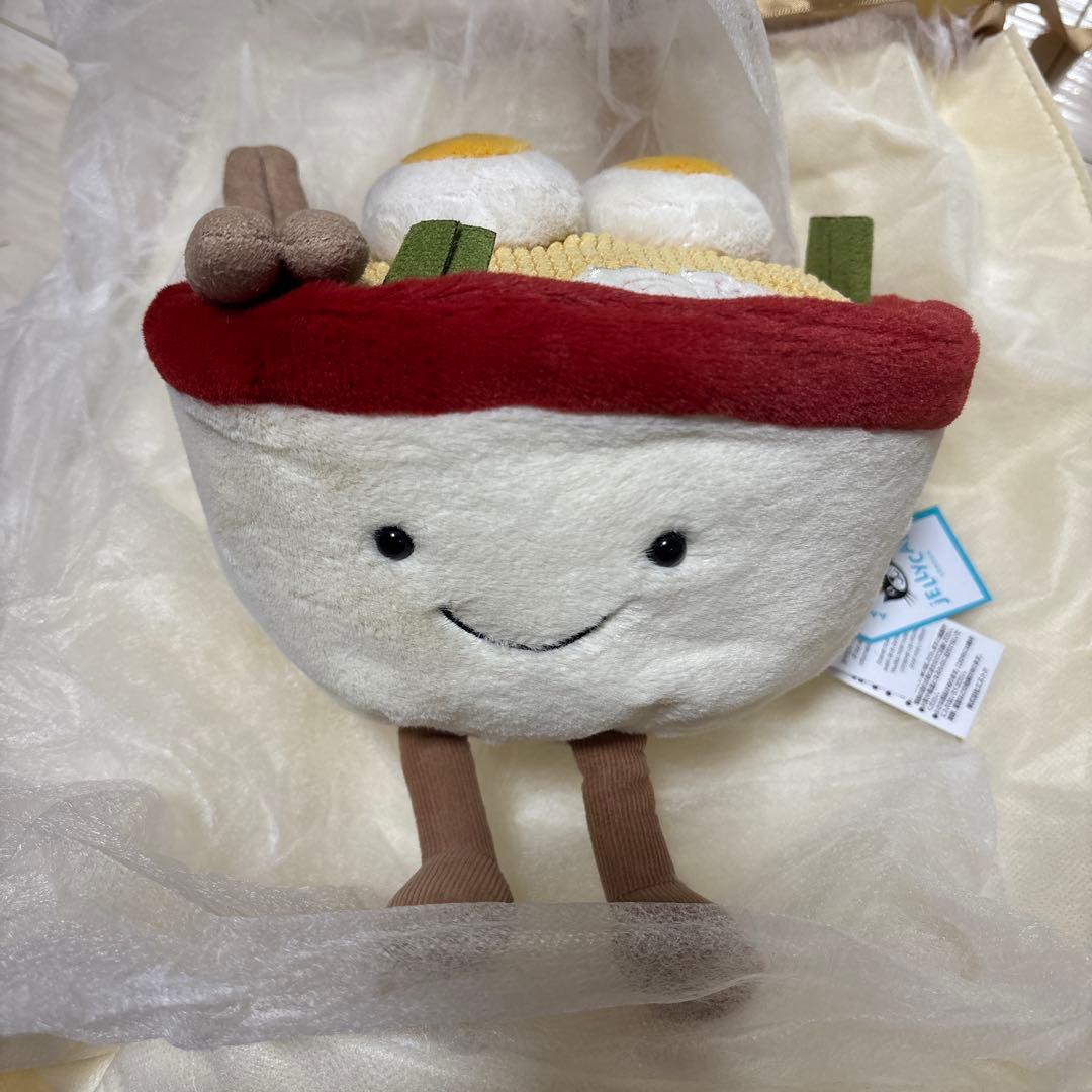 新品　ジェリーキャット　ぬいぐるみ　ラーメン　らーめん　中華　noodle 新品 ジェリーキャット ぬいぐるみ ラーメン らーめん 中華 noodle
