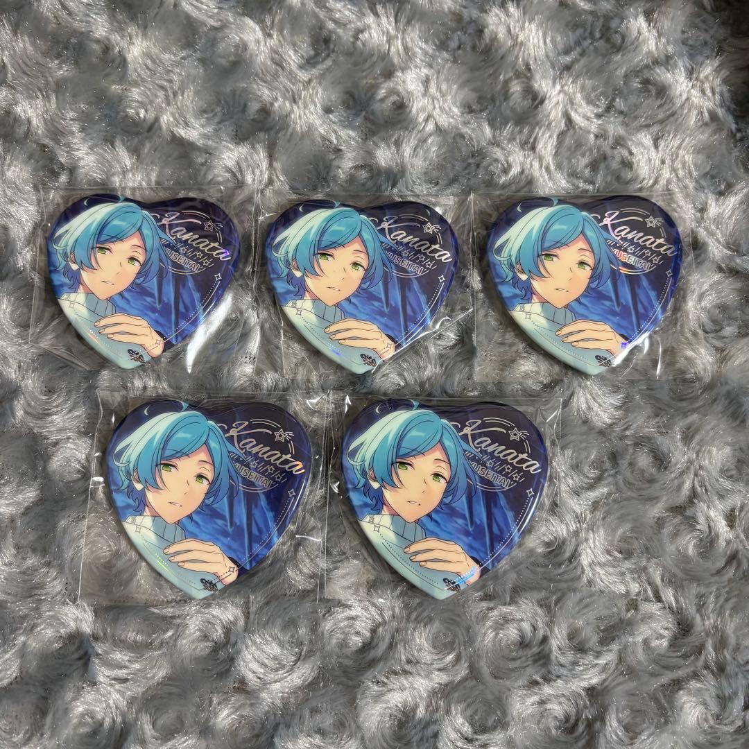 あんスタ 深海奏汰 ハート缶バッジ - メルカリ