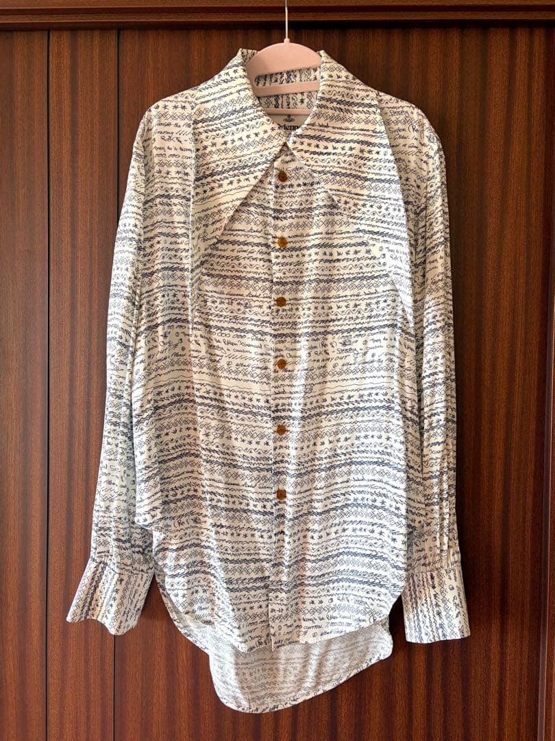 Vivienne Westwood 長袖シャツ ヴィヴィアンウエストウッド 長袖シャツ 総柄 メンズ SIZE 46 VIVIENNE