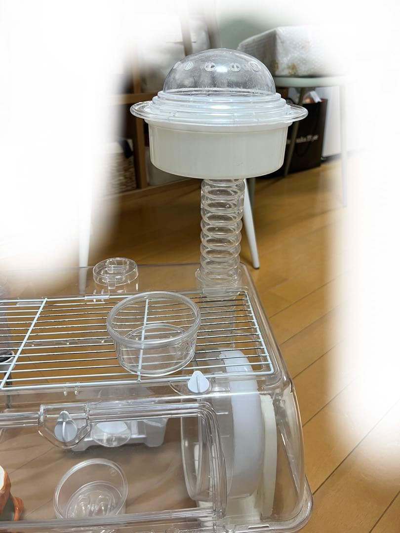 お得なセット】ルーミィ60 回し車、トイレなど付/ハムスター ケージ