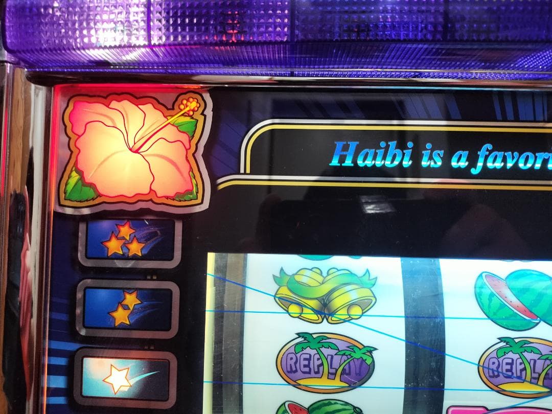 パチスロ実機】パイオニア☆『初代』ハイビ30【コイン不要機付】4号機