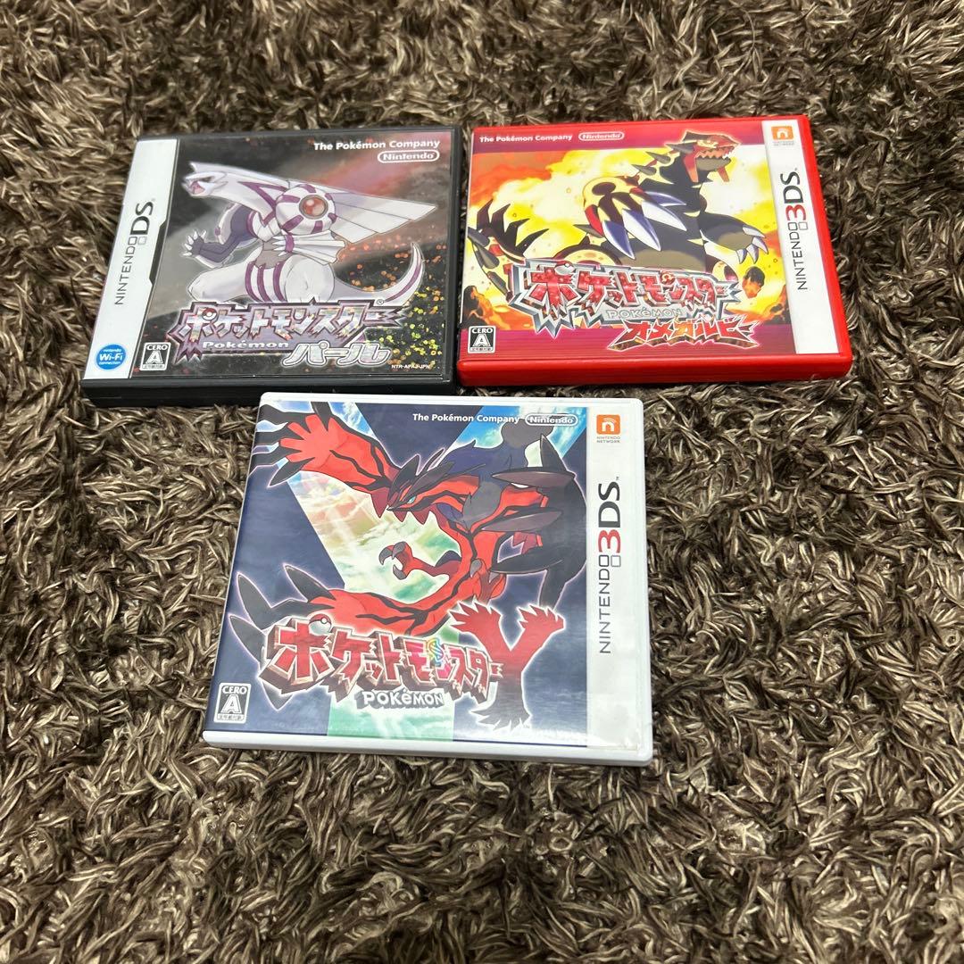 ポケットモンスター Y オメガルビー パール 3点セット まとめ売り