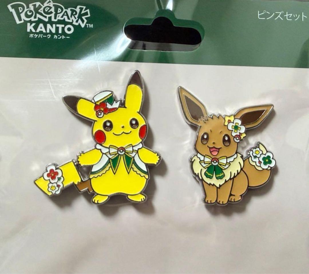 ポケパークカントー ピカチュウ・イーブイ ピンズセット - メルカリ
