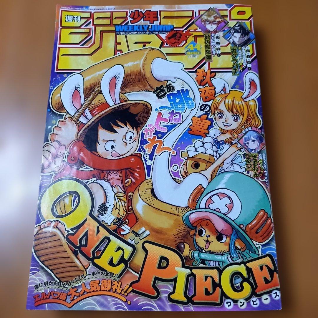 週刊少年ジャンプ 2025年44号 ONE PIECE 表紙 - メルカリ