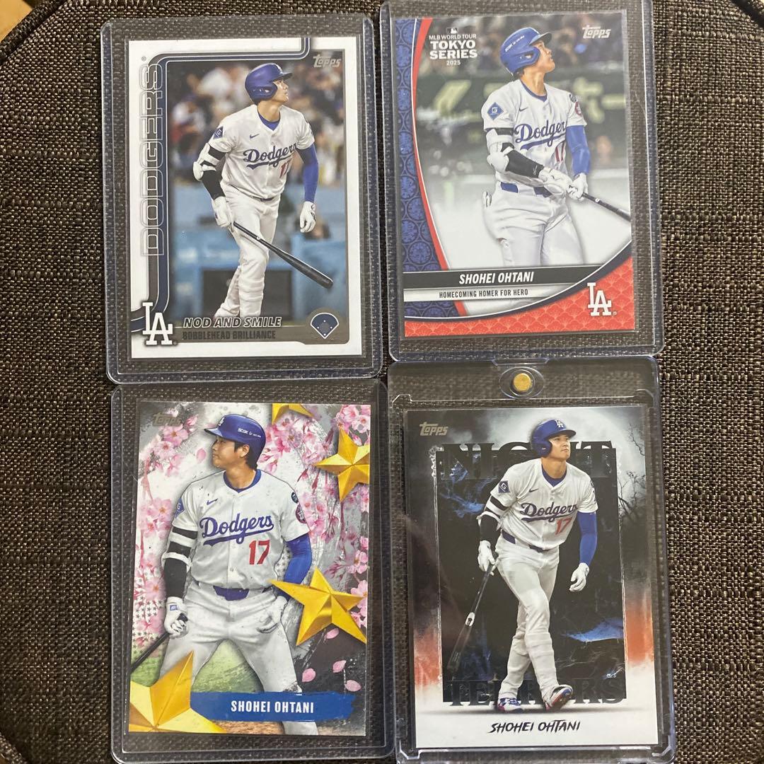 コ*キ様 topps 2025 update 大谷翔平　4枚セット Topps update 2025 Japan Edition 大谷翔平 日本限定インサート 2枚