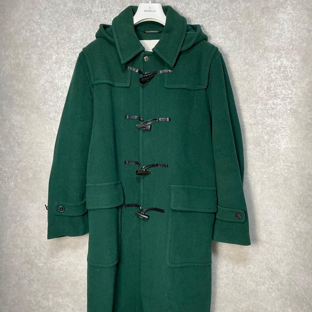【美品】マッキントッシュ　ダッフルコート　ヘリンボーン　グリーン　英国製　38 GLENMORE】ウールヘリンボーン織りダッフルコート - SUGURU SHOP