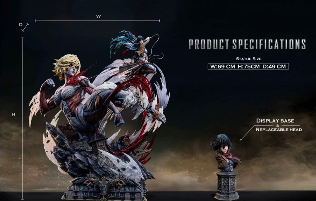 進撃の巨人 ミカサ・アッカーマン フィギュア ガレージキット Amazon | ミカサ アッカーマン フィギュア ガレージキット キャスト