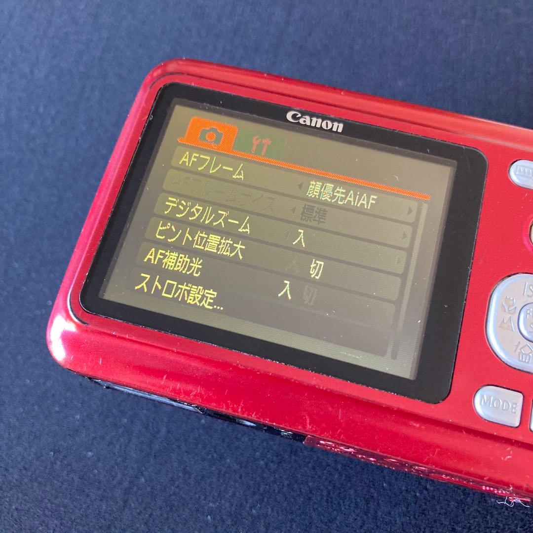 Canon PowerShot A480 レッド CCDセンサー コンデジ