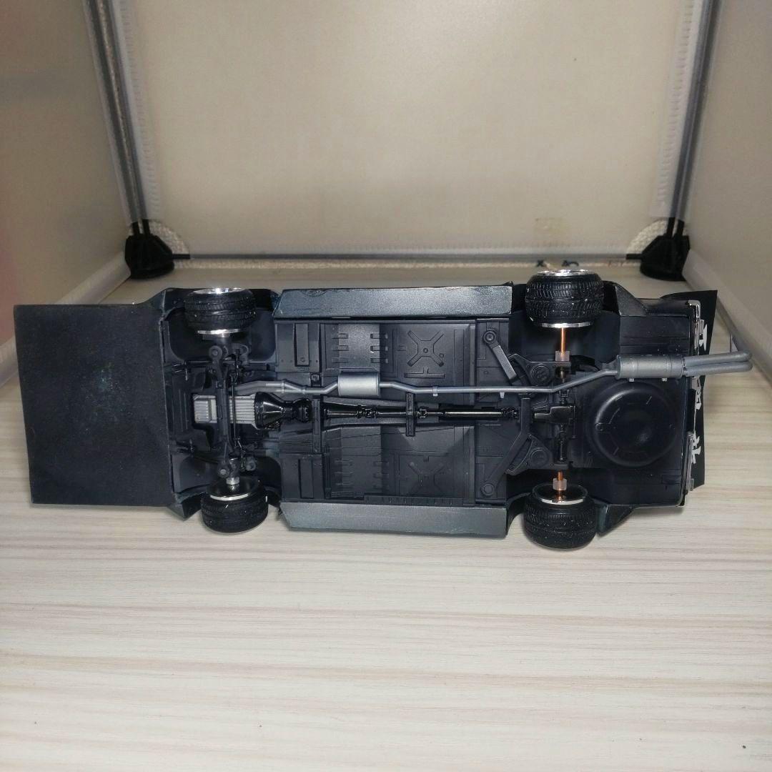 アオシマ1/24ケンメリ2Dr改！街道レーサー（レッドブル仕様）塗装済