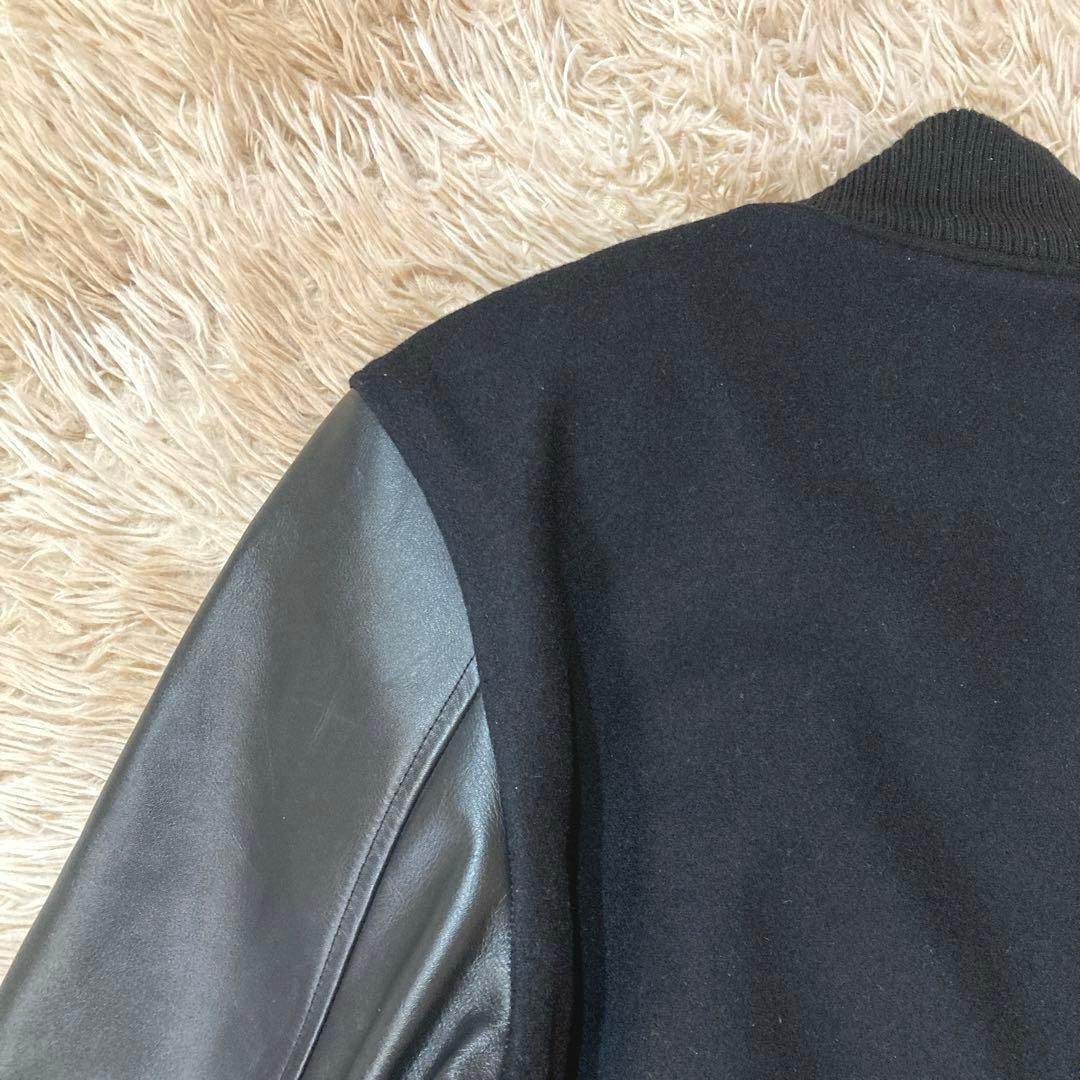 adidas × 早稲田大学 カウレザースタジャン 2003年・限定 黒 M - メルカリ