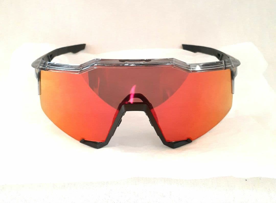 2025新作 100% Speedcraft クリアグレー ブラック サングラス - メルカリ