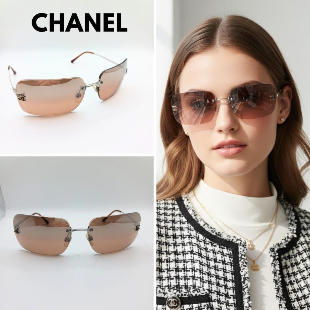 美品】CHANEL シャネル 4017 ココマーク グラデーション サングラス