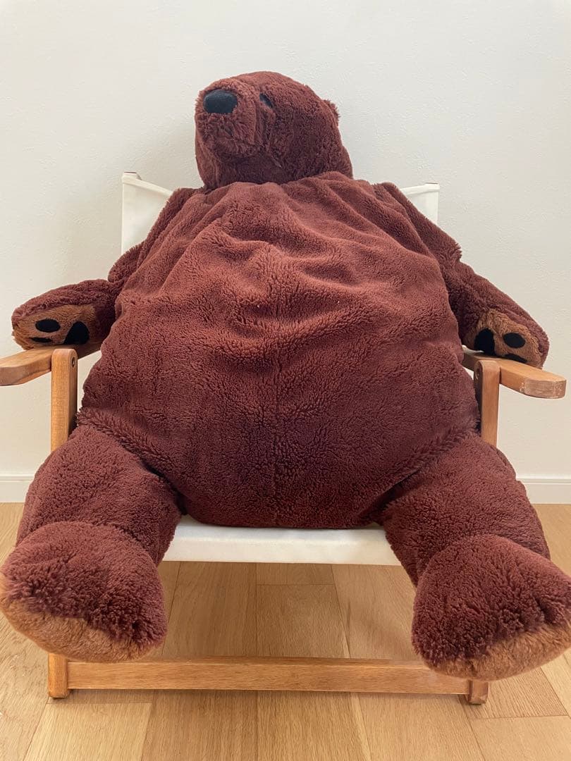 12月23日まで IKEA 大きい茶色のクマのぬいぐるみ - メルカリ