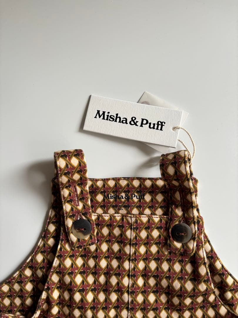 Misha&Puff Long Overall Lattice 4y