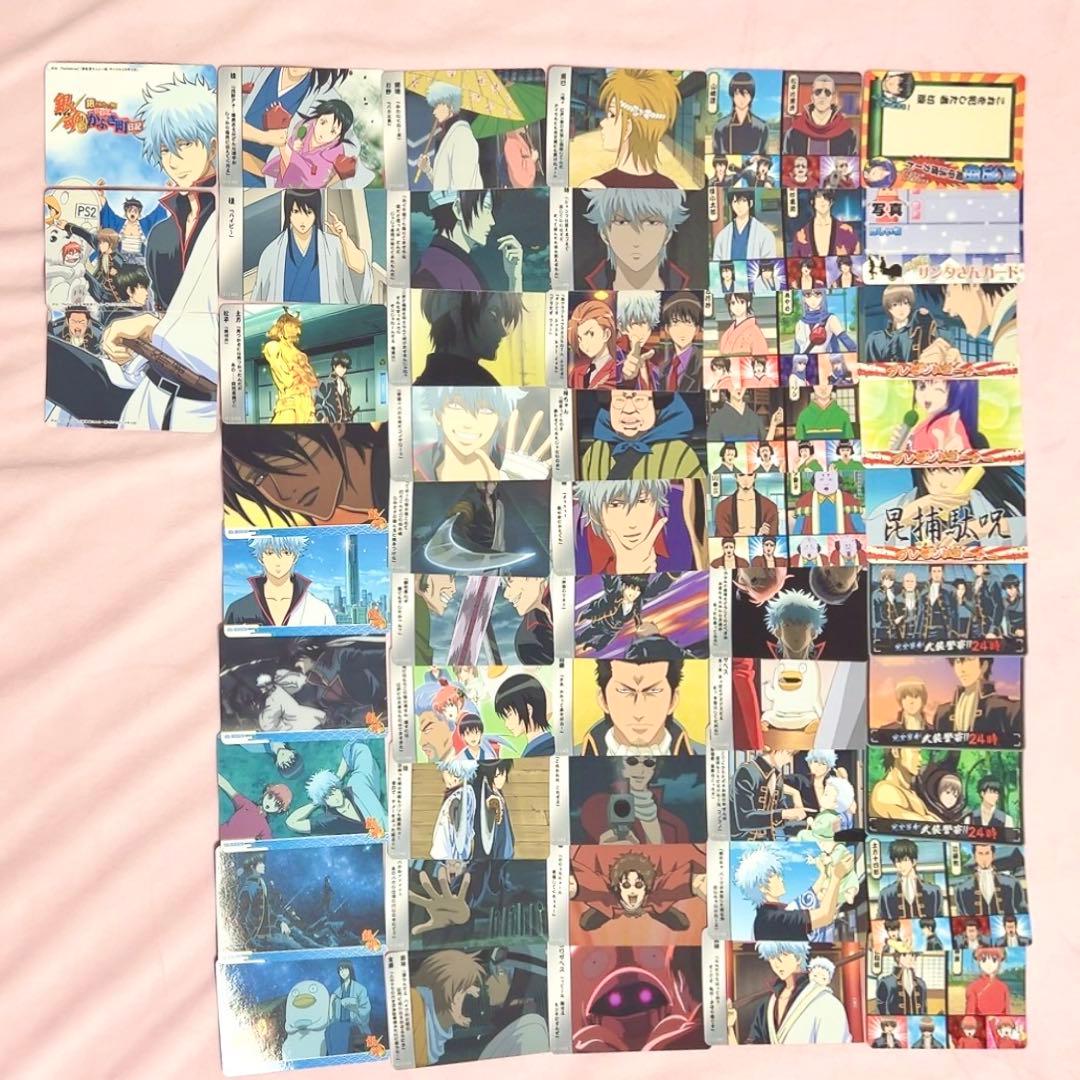 銀魂 クリアコレクション クリアカード 箔押し ステッカー 銀八先生