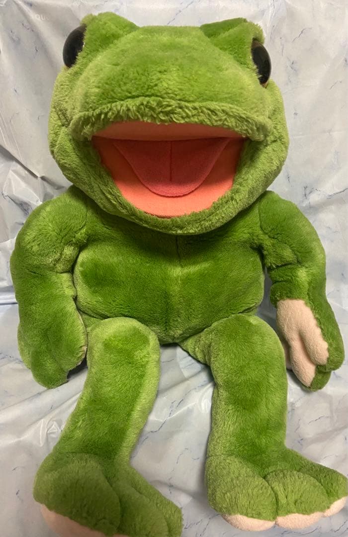 希少]トイザらス限定 初期カエル パペットぬいぐるみ プレイトーキン