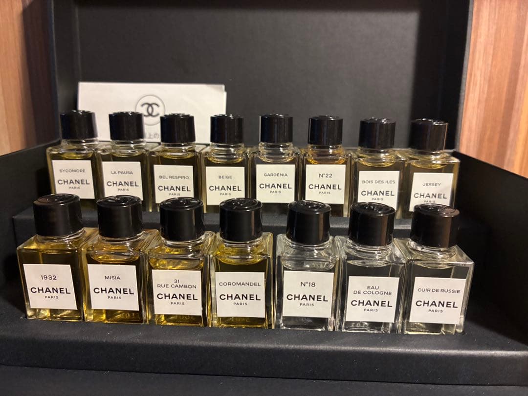 CHANEL LES EXCLUSIFS コフレ 15x4ml 香水セット - メルカリ