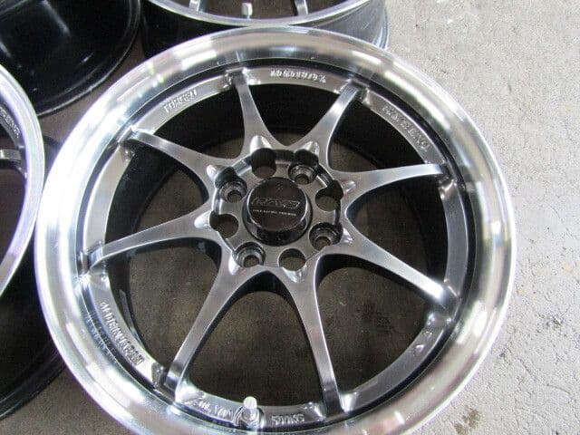 【直接引き取りのみ】RAYS CE28N シルバー　15インチ 6.5j+39