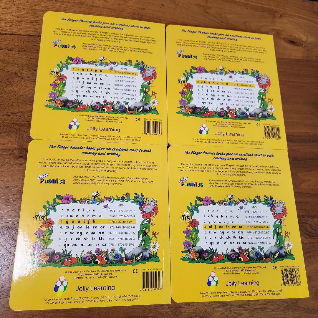 Jolly Phonics Finger Phonics1〜7 絵本 美品7冊 - メルカリ