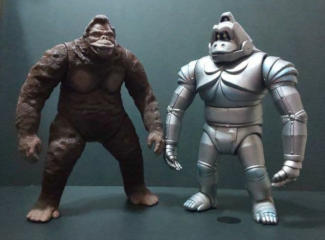 東宝 キングコングの逆襲『キングコング＆メカニコング ソフビ2種