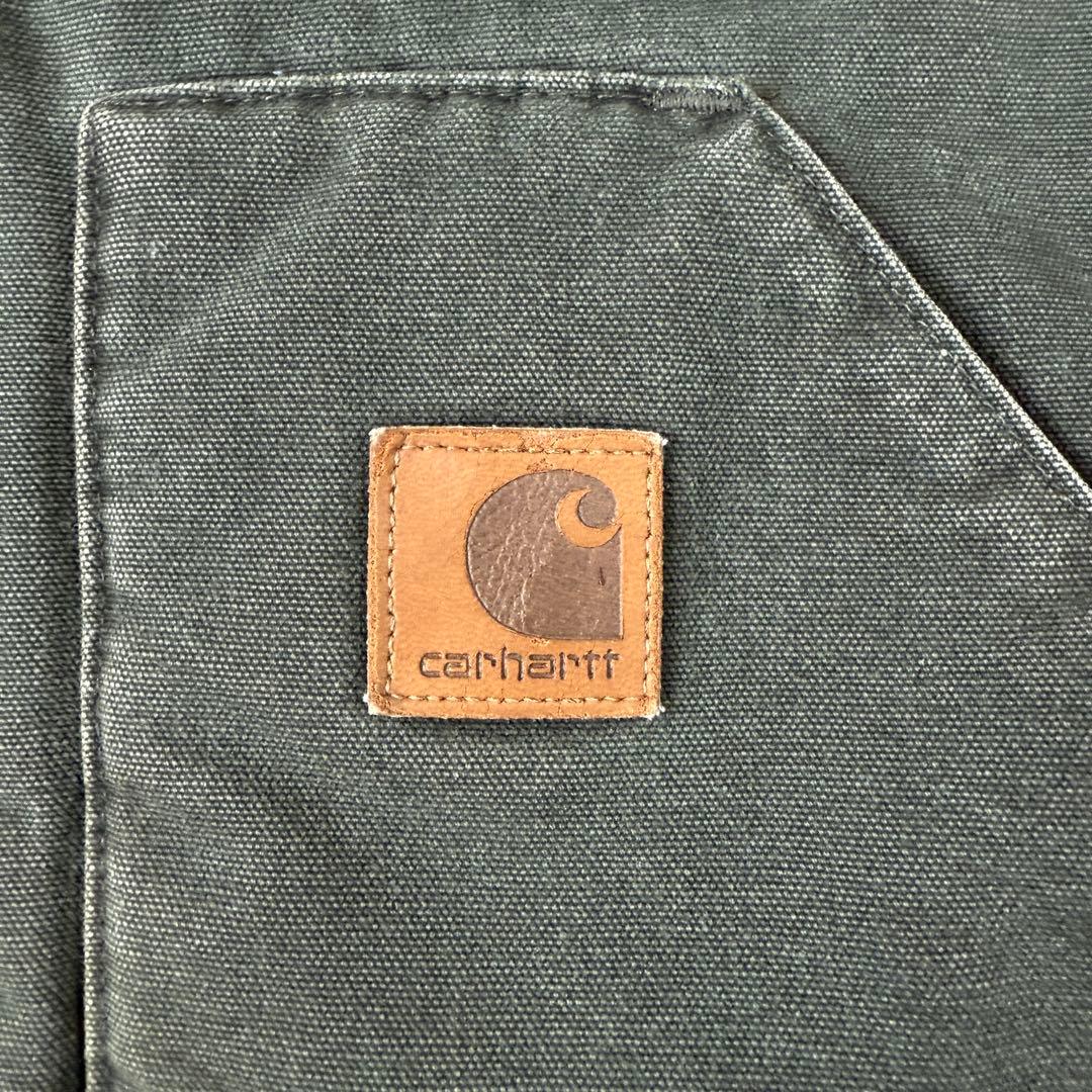 アルフ0806様 カーハート【L】 00s USA製 ダックベスト モス