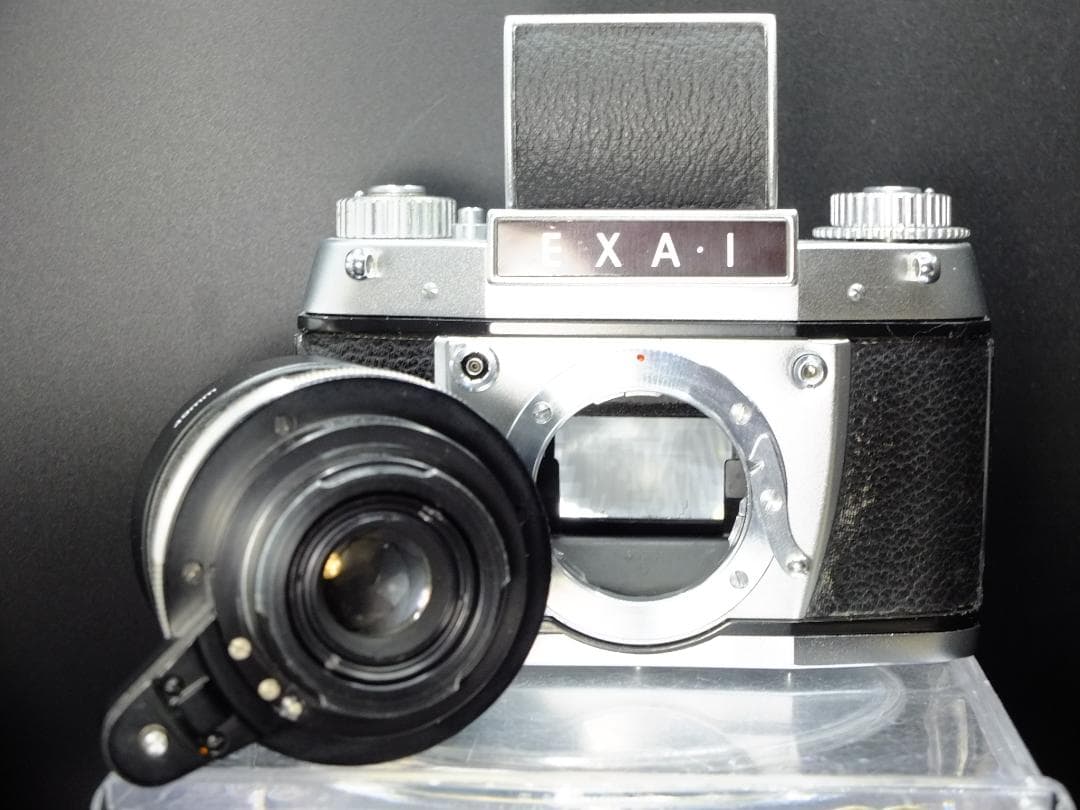 イハゲーEXA1／テッサー50mmf2.8フード付【実写確認済整備品】 - メルカリ