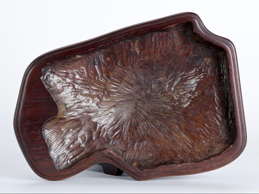 天覧 天然菊花石 大輪 6.5kg 台座付 鑑賞石 盆石 水石 自然石 美石