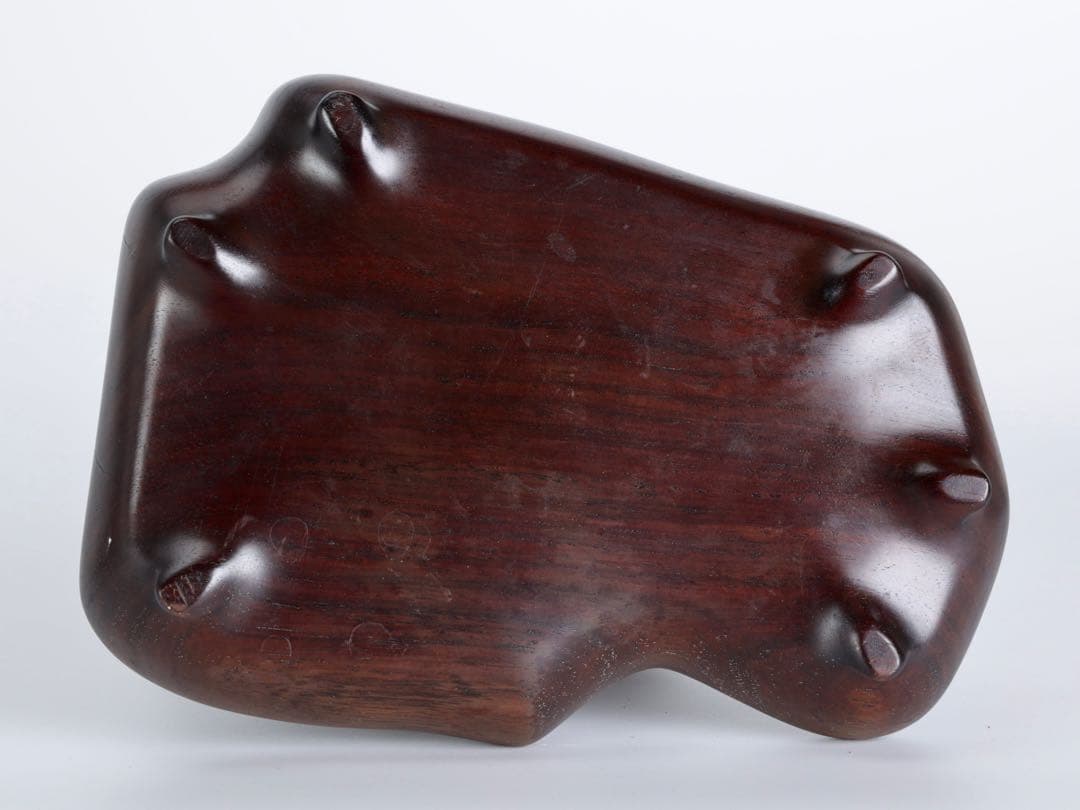 天覧 天然菊花石 大輪 6.5kg 台座付 鑑賞石 盆石 水石 自然石 美石