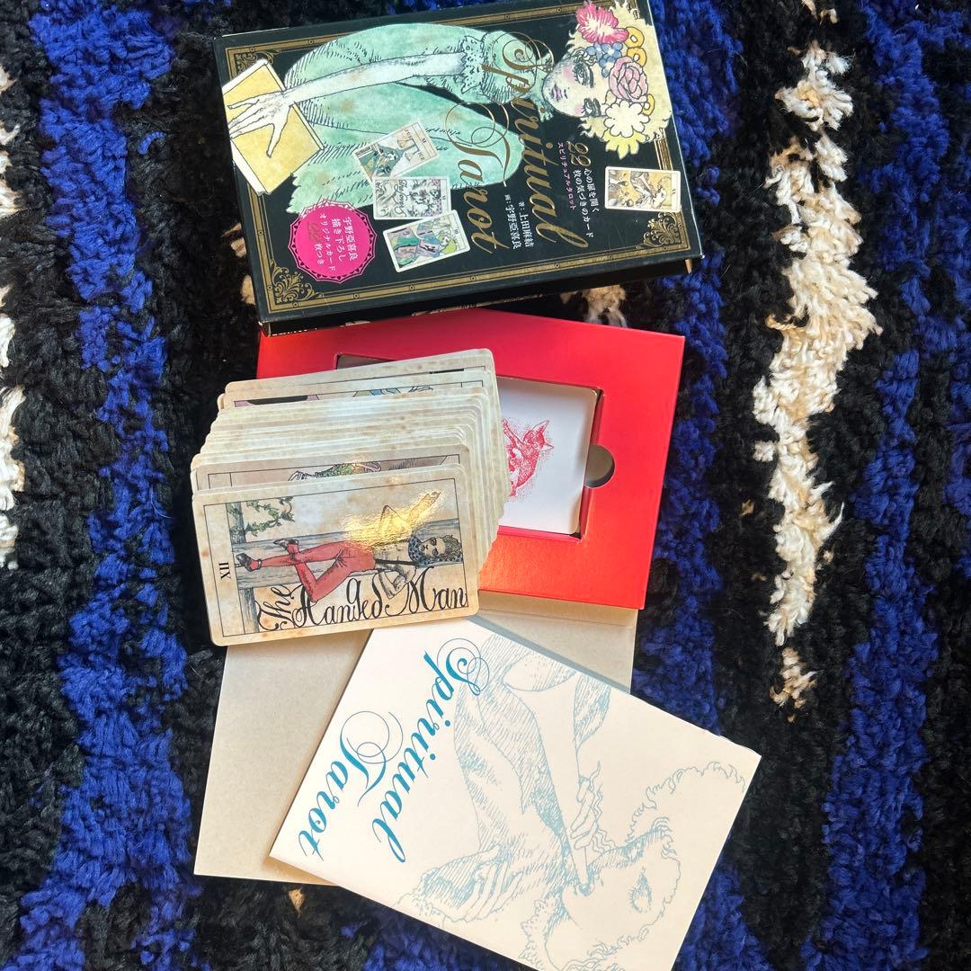 宇野亜喜良　タロットカード Spiritual Tarot 中古良品　！レア! 絶版品】スピリチュアルタロットカード帯付新品未使用